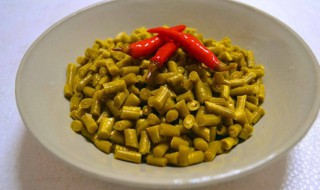 腌制酸豆角 腌制酸豆角的方法
