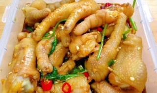 酸辣凤爪怎么做 家常酸辣凤爪做法