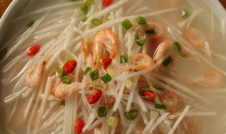 萝卜丝虾汤的做法 怎样做萝卜丝虾汤