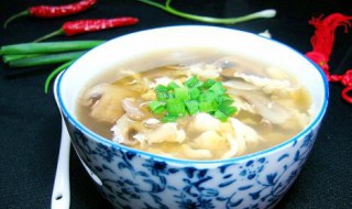 口蘑汤的家常做法 口蘑汤怎么做