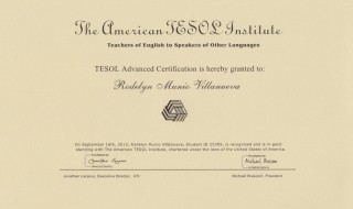 tesol证书是什么 tesol证书的解释