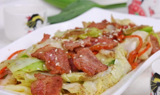 包头菜的做法大全家常 培根包头菜