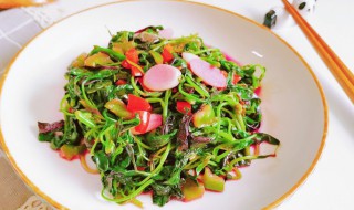 红苋菜的做法 红苋菜怎么炒