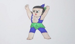 葫芦娃怎么画 葫芦娃简笔画教程