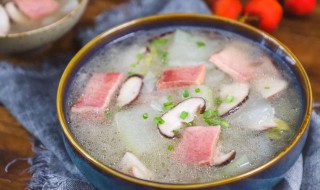 火腿冬瓜年糕汤简单做法 火腿冬瓜年糕汤简单制作方法