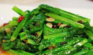 清炒油麦菜怎么做好吃 清炒油麦菜的烹饪方法