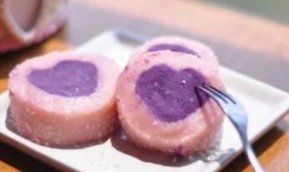 如何制作紫薯切糕 紫薯切糕的做法