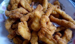 鸡柳的制作方法 怎么做家庭自制鸡柳