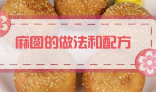麻圆的制作方法 这样做最简单