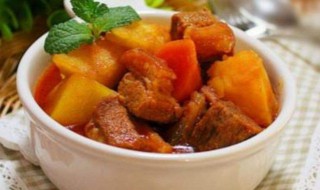 胡萝卜炖牛肉的方法 胡萝卜炖牛肉的方法简述