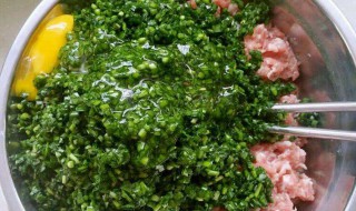 韭菜猪肉馅的调制方法 韭菜猪肉馅做法