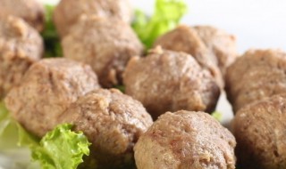 猪肉丸子的制作方法 做猪肉丸子的步骤