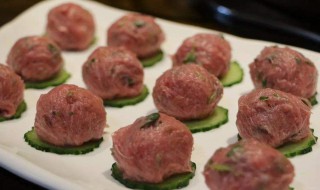 家常牛肉丸子的做法 家常牛肉丸子的做法是什么