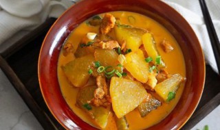 冬瓜炖肉的家常做法 冬瓜炖肉的家常做法介绍