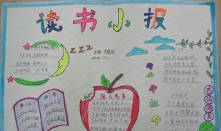 读书手抄报的内容 这个需要介绍到什么