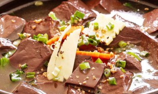 猪血汤的做法 如何做猪血汤