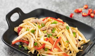 茭白炒肉丝的做法 怎么做茭白炒肉丝