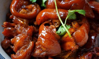 红烧猪蹄的做法高压锅 红烧猪蹄的的做法介绍