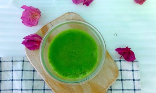 如何手工提取菠菜汁 需要怎么操作