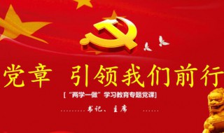 党章主要内容 党章主要内容是什么