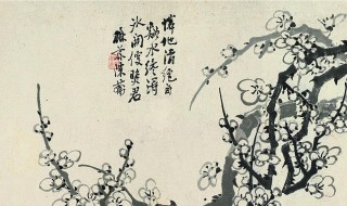 墨梅古诗诗句意思 墨梅古诗诗句是什么意思