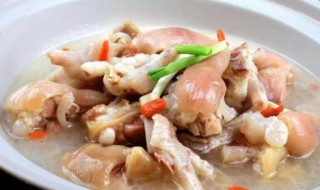 清炖猪蹄汤的做法大全 家常猪蹄汤的做法