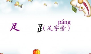 足字旁有哪些字 足字旁的字介绍