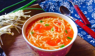 如何做金针菇汤 金针菇汤做法介绍