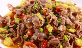 鸡杂炒肉怎么做 美味鸡杂炒肉怎么做