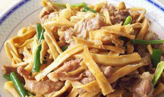 笋干炒肉片如何做 做笋干炒肉片的方法