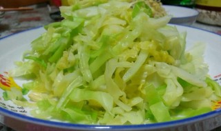 清拌卷心菜如何做 清拌卷心菜做法介绍