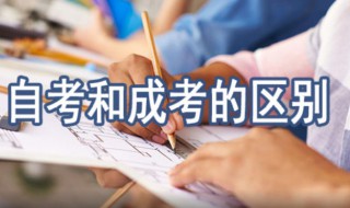 成考和自考有什么区别吗 各自发什么文凭