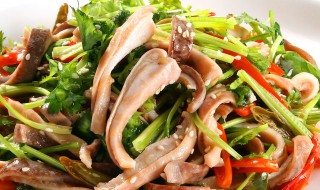 凉拌猪肚丝的做法 凉拌美味猪肚丝的做法