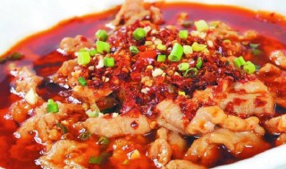 不辣的水煮肉片的家常做法 不辣的水煮肉片的家常制作方法