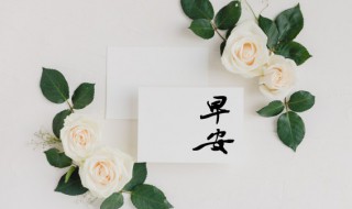 早安心情励志说说短句 关于早安的励志句子