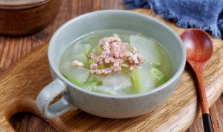 肉沫冬瓜汤家常做法 简单易学的佳肴