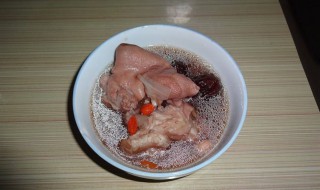 猪蹄红枣汤家常做法 简单易懂好学会