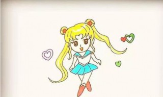 日本美少女的画法 简笔画