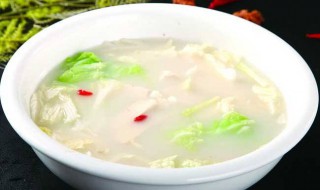 菜汤的做法大全家常汤 白菜豆腐汤可补钙