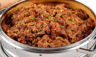 粉蒸肉沫怎么做 粉蒸肉沫的做法