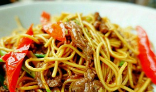 鸡胗炒面怎么做 鸡胗炒面的做法