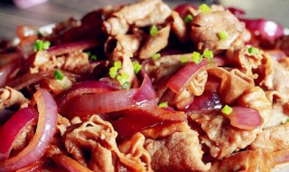 洋葱爆炒肥牛卷 洋葱爆炒肥牛卷的做法