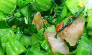 鲜芥菜怎样炒好吃 鲜芥菜怎么炒味道才更鲜美
