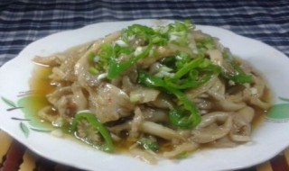 肉炒鲜蘑如何做 肉炒鲜蘑的做法