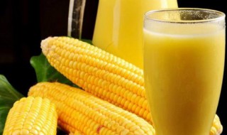 榨玉米汁怎样做 鲜榨玉米汁的做法