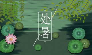 处暑的文字句子 关于处暑的短句精选