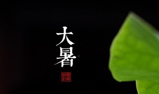 大暑简介 大暑的简介