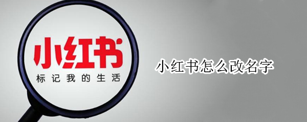 小红书怎么改名字（小红书怎么改名字显示系统维护）