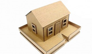 用纸板做手工简单 纸板做手工房