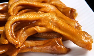 泡鸭爪的做法和配料 好吃的鸭爪